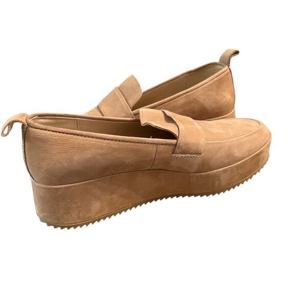 Eileen‎ Fisher Tan Suede Platform Loafers EILEEN FISHER Dell Suede Loafer LIGHTWEIGHT PLATFORM... | Depop main image 3